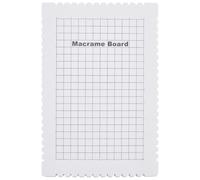 FREEBLOSS Macrame Board EVA Foam Grids Handmade Braiding Board Braiding Craft Helper for Knotting Macrame Supplies for Beginners 24.5x16cm/9.6x6.3in