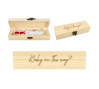 FREEBLOSS Pregnancy Annoucement Pregnancy Test Keepsake Box Baby Reveal to Husband Baby Reveal for Husband, "Baby on The Way" Style