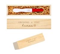 FREEBLOSS Pregnancy Annoucement Pregnancy Test Keepsake Box Baby Reveal to Husband Baby Reveal for Husband, "Growing A Tiny Human" Style