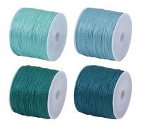 FREEBLOSS Sashiko Thread Sashiko Skein 110 Yards x 4 Colors Blue Cotton Embroidery Sewing Thread Japanese Quilting & Embroidery Sewing Kit Supplies