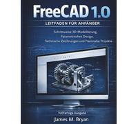 FreeCAD 1.0 Benutzerhandbuch für Anfänger: Schrittweise 3D-Modellierung, parametrisches Design, technische Zeichnungen und reale Projekte