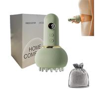 FREECOZYER Lymphatic Drainage Massager&Cellulite Massager Tool-Deep Tissue Machine with Multi-Mode Technology, Heat & Light Therapy, for Legs, Arms & Belly, Body Sculpting Machine (Green)