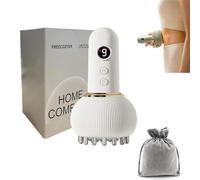 FREECOZYER Lymphatic Drainage Massager&Cellulite Massager Tool-Deep Tissue Machine with Multi-Mode Technology, Heat & Light Therapy, for Legs, Arms & Belly, Body Sculpting Machine (White)
