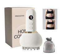 FREECOZYER Lymphatic Drainage Massager&Cellulite Massager Tool, Nordic Sculpt Machine with Multi-Mode Technology, Heat & Light Therapy, for Legs, Arms & Belly, Body Sculpting Machine (White)