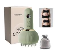 FREECOZYER Lymphatic Drainage Massager&Cellulite Massager Tool with Multi-Mode Technology, Heat & Light Therapy, for Legs, Arms & Belly, Body Sculpting Machine (Green)