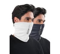 FREECULTR Unisex Bamboo Bandana, Anti Microbial Super Soft & Comfort Fit, Breathable Multipurpose Headband, Face Mask for Dust Protection D1 Printed-100% Try On Guarantee - Made in India, Pack of 2