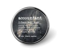 Freecustom Accountant Definition Pins Sets Spiritual Quotes Brooch Pins Lapel Pin Dictionary Artwork Pins for Backpacks Classic Sayings Badges Hats Bags For Women Girls Kids
