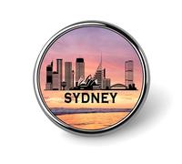 Freecustom Australia Sydney Skyline Pins Pack Town Name Pins For Backpacks Nation's Capital Brooch Pins State Love Backpack Pins Funny Patriotic Backpacks Badges Hats Bags For Women