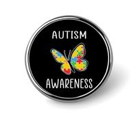 Freecustom Autism Awareness Pins Sets Autism Sensory Pins For Backpacks Actually Autistic Autism Mom Custom Buttons Funny Autistic Adult Pin Set For Women Men Girls Kids Gift Housewarming Gift