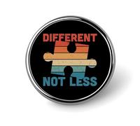 Freecustom Different Not Less Autism Puzzle Pins Pack Autism Child Autism Puzzle Brooch Pins Autism Lover Custom Buttons Artistic Autism Awareness Lapel Pins Cute Brooch Pin Badges Cloth