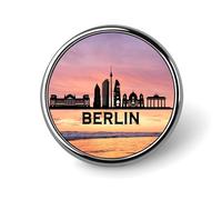 Freecustom Germany Berlin Skyline Enamel Pins Sets City State City Pride Pins For Backpacks Nations Backpack Pins Country Badge Pins Modern Reward Pin For Students Kids Teachers