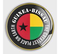 Freecustom Guinea-Bissau Flag Glass Fridge Magnets The Greatest Place on Earth Cute Magnets Country Flags Magnets For Fridge Decorative Magnets for Fridge Lovely Decor for Home