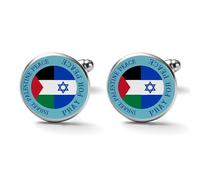 Freecustom israel Palestine Peace Pray for Peace Cufflinks Country International World Support Israel Cufflinks For Men Israeil Strong Pray Mens Cufflinks Modern Shirt Cufflinks Steampunk For Men's
