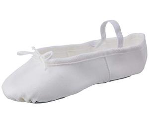 Freed of London Girl's Aspire Dance Shoe, White, 6 UK