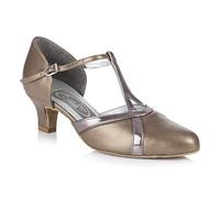 Freed of London Women's Nancy Dance Shoe, Bronze, 2 UK Wide