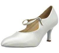 Freed of London Women's Rita Dance Shoe, White, 4 UK