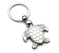 Freedale Cute Sea Metal Turtle Keyring Keychain Classic 3D Pendant Key Chain For Women Girls Creative Gifts Car Purse bag Fob Tortoise Pendant Charms
