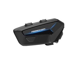 FreedConn FX PLUS Motorcycle Intercom Bluetooth Headset, 16 Persons 1Miles /1600 Meters Communication Device Motorbike Intercom Talk While Listening to Music Sharing IP67