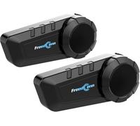 FreedConn KY PRO Motorcycle Helmet Bluetooth Headset, Motorbike Headphone with CVC Noise Cancellation, Stereo Music & Share, Support 6 Riders 3937 Ft/1200m Intercom Conversation, IP65 (KY PRO 2 Pack)