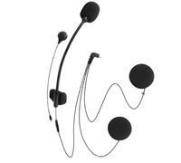FreedConn Old Version 8Pin Headset Microphone Motorcycle Helmet Speakers for FDC VB/T-COMVB/T-COMSC/T-MAX Helmet Communication System [Changeable Hard Mic + Soft Mic Speaker]