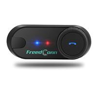 FreedConn TCOM VB PLUS Bluetooth 5.0 Helmet Intercom Motorcycle Bluetooth Headset Communnication System Support 2 Riders 800m Intercom Motorcycle Accessories Music Share Universal Fitment