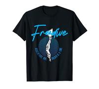 Freedive adventure one breath at a time Designs for a diver T-Shirt