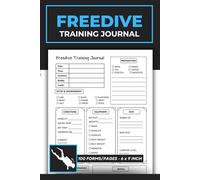 Freedive Training Journal: Dive Session Tracker | Freediving & Pool Training Record Log Book