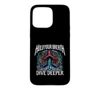 Freediver Scuba Hold Your Breath Dive Deeper Case for iPhone 15 Pro Max