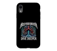 Freediver Scuba Hold Your Breath Dive Deeper Case for iPhone XR