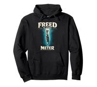 Freediving Apnea Diving Freed By Every Meter Pullover Hoodie