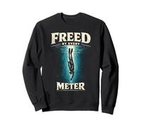 Freediving Apnea Diving Freed By Every Meter Sweatshirt