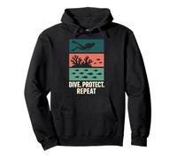 Freediving Coral Reef Steward Ocean Conservation Eco Dive Pullover Hoodie