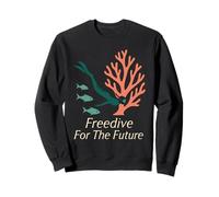 Freediving Coral Reef Steward Ocean Conservation Eco Dive Sweatshirt
