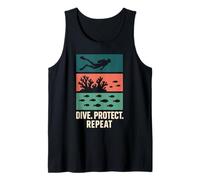 Freediving Coral Reef Steward Ocean Conservation Eco Dive Tank Top
