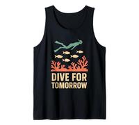 Freediving Coral Reef Steward Ocean Conservation Eco Dive Tank Top