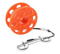 Freediving Finger Spool Reel with Double Ended Hook Dives Wreck Guide Line Enduring Reel with Double Ended Hook
