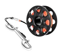 Freediving Finger Spool Spool Finger Reel with Double Ended Hook Dives Reel Wreck Guide Line Enduring Scubas Diving Technical Diving Accessories Cave Equipment