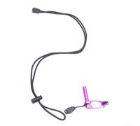 Freediving Nose Having Variable Swimming Water for Scuba Diving Nose Sports Aluminum Alloy Antislip Clamp Lanyard Clip Underwater Nose (Purple)