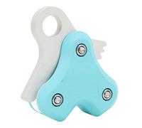 Freediving Pulley Rope Winder, Aluminum Alloy Ergonomic Design, High Efficiency Freediving Pulley Rope Reel for Scuba Diving (Blue)