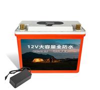 FREEDOH 12V 20Ah 30Ah 40Ah 50Ah 80Ah Large Capacity Lithium Battery Suitable for Outdoor Power Supply Emergency Lights Night Market Stalls High Power,12V40Ah