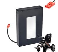 FREEDOH 24V Elderly Scooter 10Ah 12Ah 15Ah 16Ah 19.2Ah Replacement Li-ion Battery Pack for 200W-500W Small Electric Wheelchair Motor with BMS,Anderson 24V15Ah