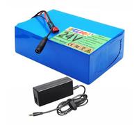 FREEDOH 24V Lithium Battery 24V 5Ah 7.5Ah 10Ah 12.5Ah 15Ah 17.5Ah 20Ah 22.5Ah Lithium-ion Battery with Charger for 0-540W Motor,24V5Ah