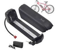 FREEDOH 36V 48V Ebike Battery Pack 10Ah 10.5Ah 12Ah 12.8Ah 14Ah Down Tube Lithium Ion Battery for 200W-600W Motor with USB Port Charger 48V 10.5Ah,T plug 36V14Ah