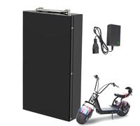 FREEDOH 48V 60V Electric Two Wheel Scooter Bicycle Battery 15AH 17.5AH 20AH 22.4AH 25.6AH 28AH for 500W-1700W Fat Tire E-Bike Motors with Charger,60V17.5Ah