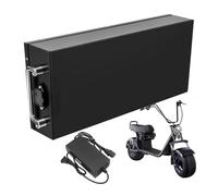 FREEDOH 48V 60V Motorcycle Battery 10Ah 15Ah 17.5Ah 20Ah 22.4Ah 25.6Ah 28Ah Lithium Battery Pack with Charger for Scooter Motor,48V25.6Ah