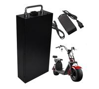 FREEDOH 60V Motorcycle Battery 60V Lithium Battery Pack 16Ah 20.8Ah 23.2Ah 25.6Ah 26.4Ah 28Ah with Charger for 0-1680W Motor,60V23.2Ah