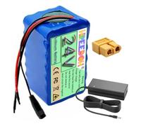 FREEDOH Lithium Battery Pack 24V Replacement Battery 24V 5Ah 7.5Ah 10Ah 12.5Ah 15Ah 17.5Ah 20Ah Batteries with Charger,24V20Ah