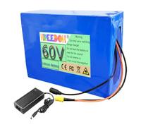 FREEDOH Lithium Battery Pack 60V Removable Battery with Charger and BMS