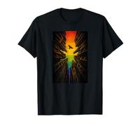 Freedom Above The City Surreal LGBTQ Skyline Soaring Bird T-Shirt