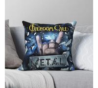 Freedom Call M.E.T.A.L. Album Square Pillowcase Polyester Linen Velvet Pattern Zip Decorative Bed Cushion Case
